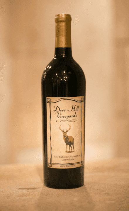 A bottle of Cabernet Sauvignon